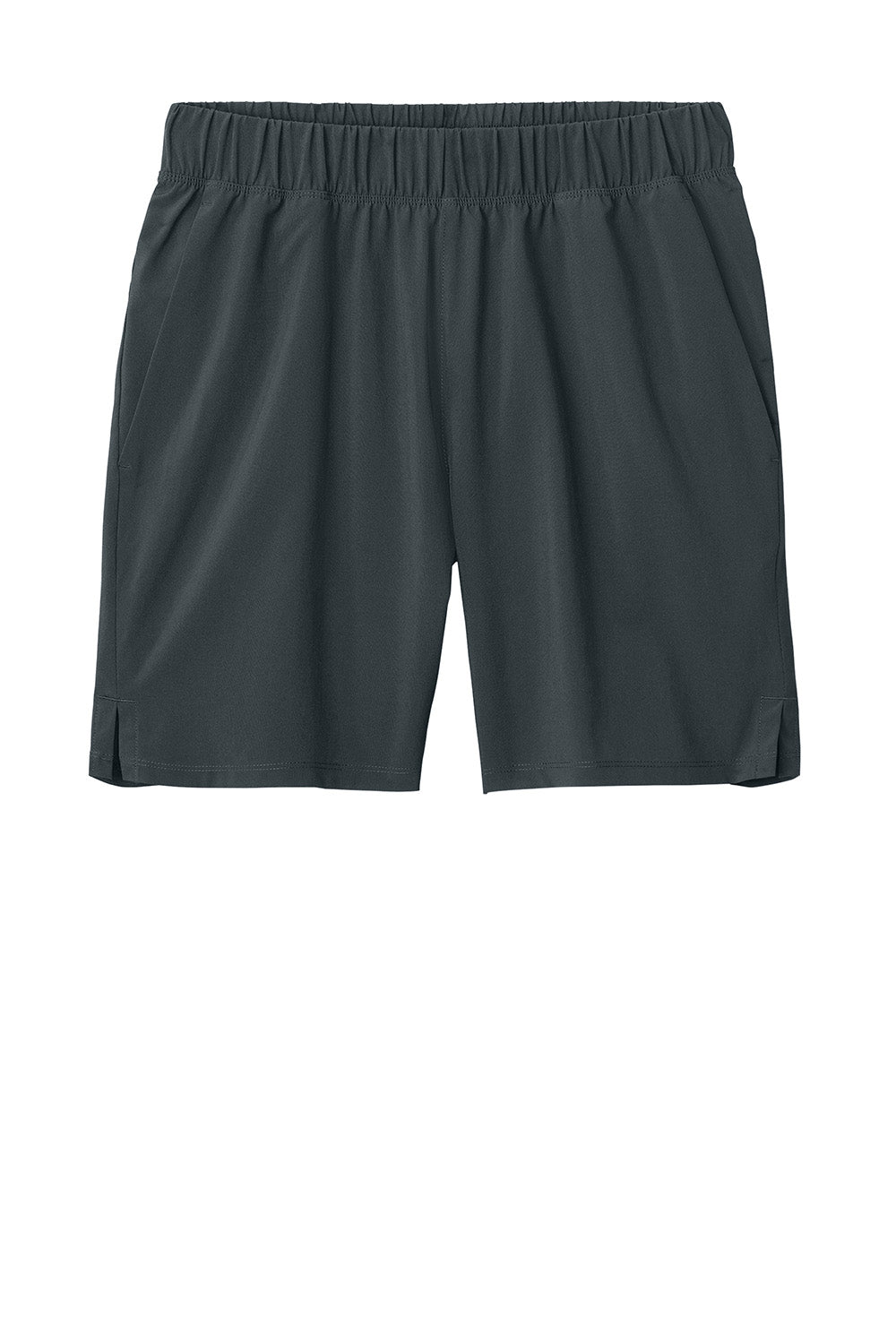 Sport-Tek ST485 Mens Repeat Shorts w/ Pockets Iron Grey Flat Front