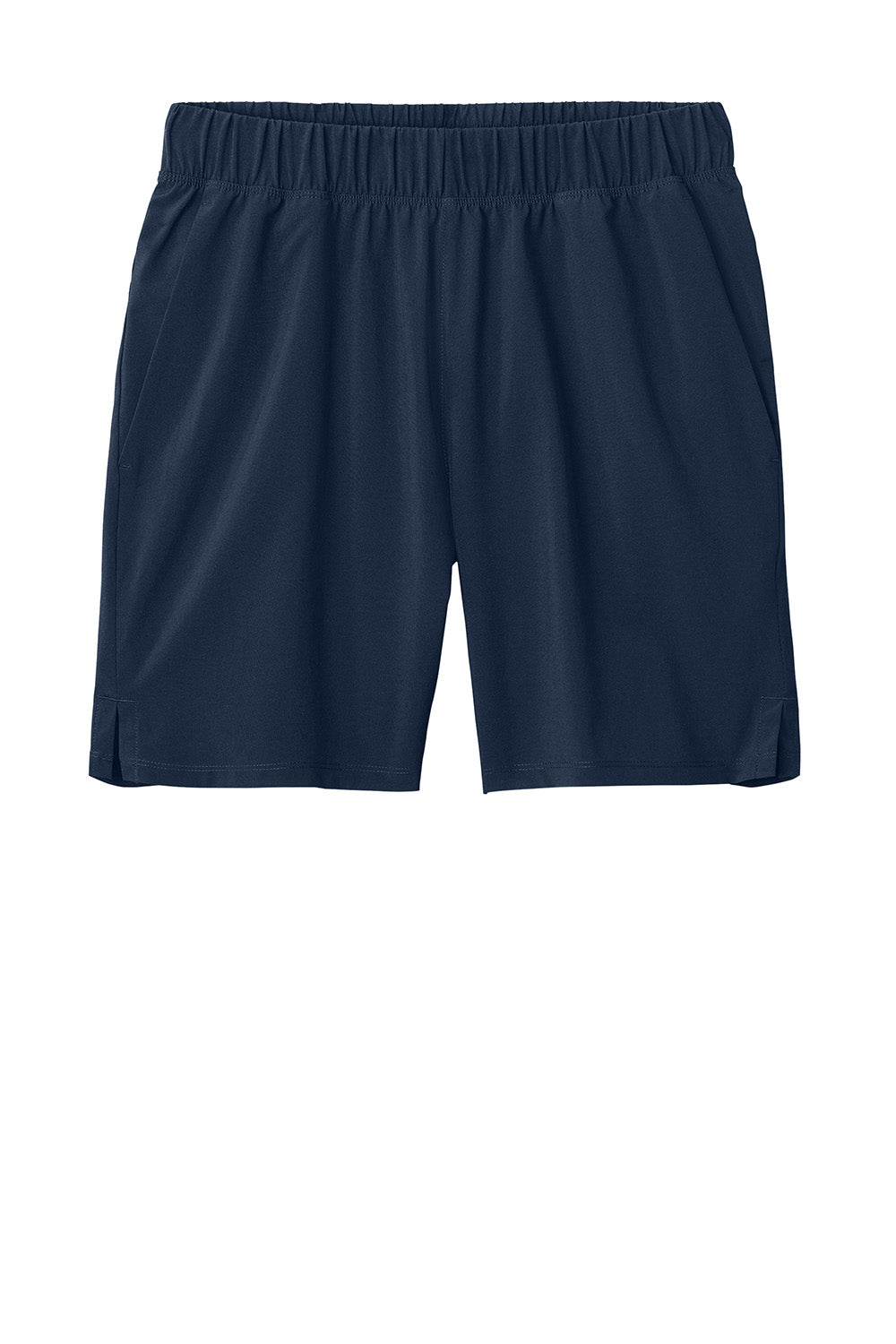 Sport-Tek ST485 Mens Repeat Shorts w/ Pockets True Navy Blue Flat Front