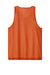 Sport-Tek ST5000 Mens PosiCharge Reversible Mesh Tank Top Deep Orange/White Flat Back