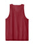 Sport-Tek ST5000 Mens PosiCharge Reversible Mesh Tank Top Deep Red/White Flat Back