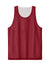 Sport-Tek ST5000 Mens PosiCharge Reversible Mesh Tank Top Deep Red/White Flat Front