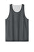 Sport-Tek ST5000 Mens PosiCharge Reversible Mesh Tank Top Iron Grey/White Flat Front