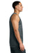 Sport-Tek ST5000 Mens PosiCharge Reversible Mesh Tank Top Iron Grey/White Model Side