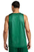 Sport-Tek ST5000 Mens PosiCharge Reversible Mesh Tank Top Kelly Green/White Model Back