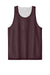 Sport-Tek ST5000 Mens PosiCharge Reversible Mesh Tank Top Maroon/White Flat Front