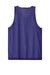 Sport-Tek ST5000 Mens PosiCharge Reversible Mesh Tank Top Purple/White Flat Back