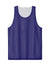 Sport-Tek ST5000 Mens PosiCharge Reversible Mesh Tank Top Purple/White Flat Front