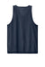 Sport-Tek ST5000 Mens PosiCharge Reversible Mesh Tank Top True Navy Blue/White Flat Back