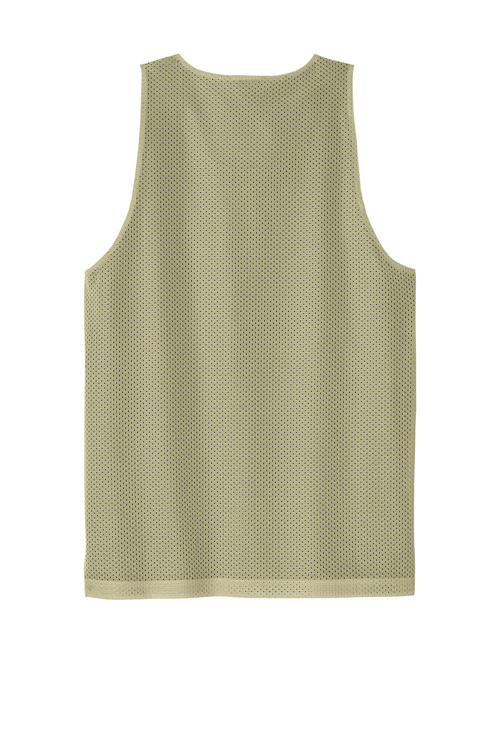 Sport-Tek ST5000 Mens PosiCharge Reversible Mesh Tank Top Vegas Gold/Black Flat Back