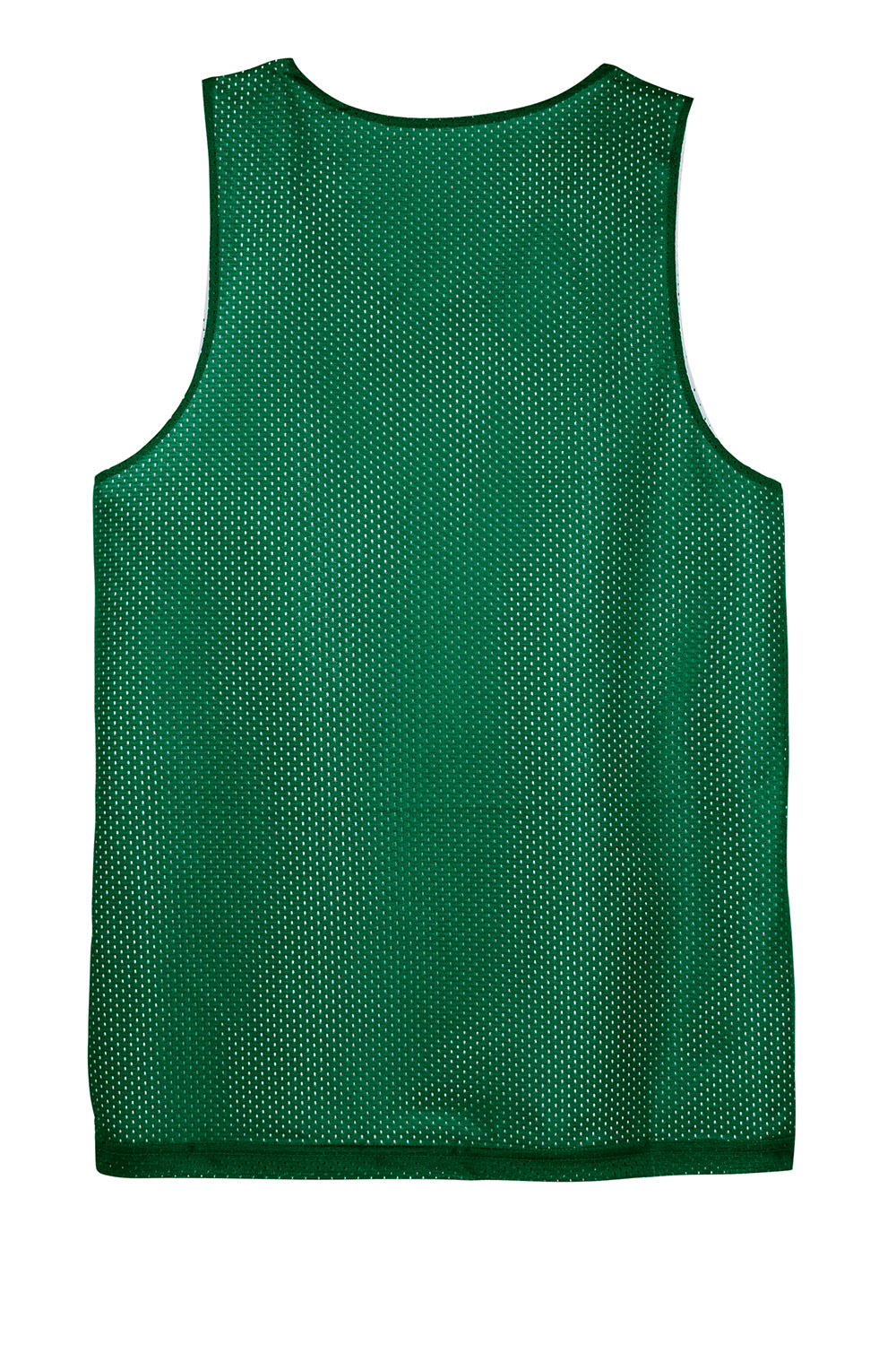 Sport-Tek ST500 Mens Reversible Mesh Moisture Wicking Tank Top Kelly Green Flat Back