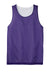 Sport-Tek ST500 Mens Reversible Mesh Moisture Wicking Tank Top Purple Flat Front