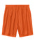 Sport-Tek ST5100 Mens PosiCharge Mesh Athletic Shorts Deep Orange Flat Back