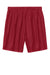 Sport-Tek ST5100 Mens PosiCharge Mesh Athletic Shorts Deep Red Flat Back