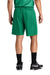 Sport-Tek ST5100 Mens PosiCharge Mesh Athletic Shorts Kelly Green Model Back