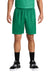 Sport-Tek ST5100 Mens PosiCharge Mesh Athletic Shorts Kelly Green Model Front