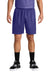 Sport-Tek ST5100 Mens PosiCharge Mesh Athletic Shorts Purple Model Front