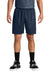 Sport-Tek ST5100 Mens PosiCharge Mesh Athletic Shorts True Navy Blue Model Front