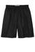 Sport-Tek ST510 Mens Moisture Wicking Classic Mesh Shorts Black Flat Front