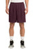 Sport-Tek ST510 Mens Moisture Wicking Classic Mesh Shorts Maroon Model Front