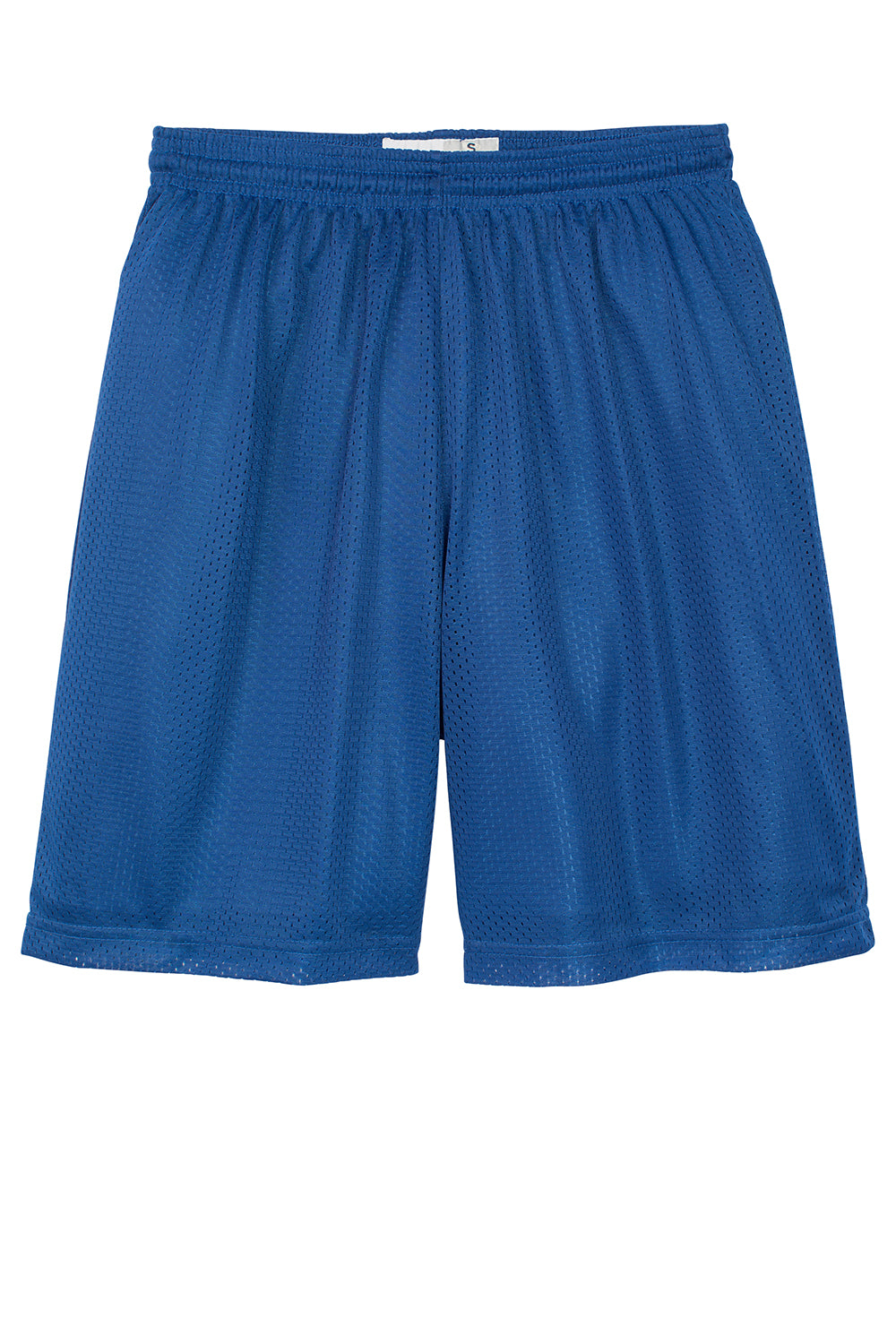 Sport-Tek ST510 Mens Moisture Wicking Classic Mesh Shorts True Royal Blue Flat Front