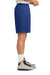 Sport-Tek ST510 Mens Moisture Wicking Classic Mesh Shorts True Royal Blue Model Side