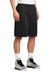 Sport-Tek ST515 Mens Moisture Wicking Classic Mesh Long Shorts Black Model 3q