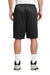 Sport-Tek ST515 Mens Moisture Wicking Classic Mesh Long Shorts Black Model Back