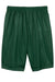 Sport-Tek ST515 Mens Moisture Wicking Classic Mesh Long Shorts Forest Green Flat Back