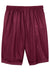 Sport-Tek ST515 Mens Moisture Wicking Classic Mesh Long Shorts Maroon Flat Back