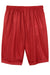 Sport-Tek ST515 Mens Moisture Wicking Classic Mesh Long Shorts True Red Flat Back