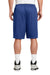 Sport-Tek ST515 Mens Moisture Wicking Classic Mesh Long Shorts True Royal Blue Model Back