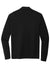 Sport-Tek ST520LS Mens Moisture Wicking Long Sleeve Polo Shirt Black Flat Back