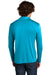 Sport-Tek ST520LS Mens Moisture Wicking Long Sleeve Polo Shirt Sapphire Blue Model Back