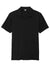 Sport-Tek ST520 Mens Moisture Wicking Short Sleeve Polo Shirt Black Flat Front