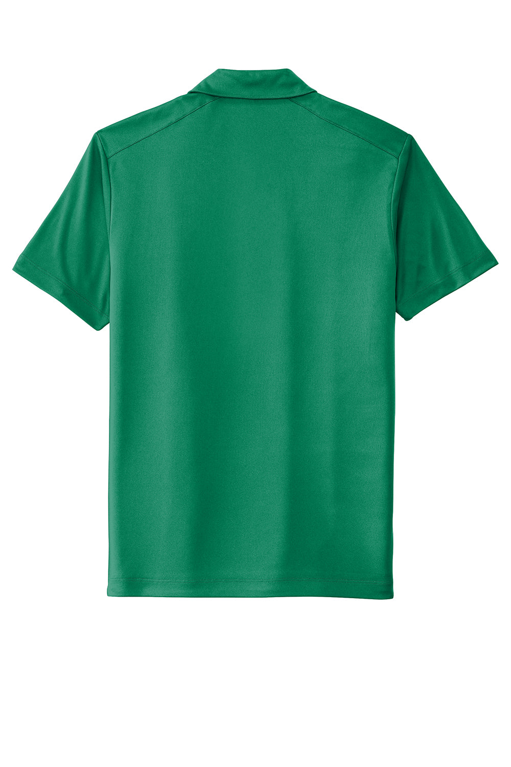 Sport-Tek ST520 Mens Moisture Wicking Short Sleeve Polo Shirt Kelly Green Flat Back