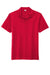 Sport-Tek ST520 Mens Moisture Wicking Short Sleeve Polo Shirt True Red Flat Front