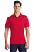 Sport-Tek ST520 Mens Moisture Wicking Short Sleeve Polo Shirt True Red Model Front