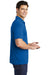 Sport-Tek ST520 Mens Moisture Wicking Short Sleeve Polo Shirt True Royal Blue Model Side