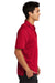 Sport-Tek ST530 Mens Strive Moisture Wicking Short Sleeve Polo Shirt Deep Red Model Side