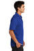 Sport-Tek ST530 Mens Strive Moisture Wicking Short Sleeve Polo Shirt True Royal Blue Model Side