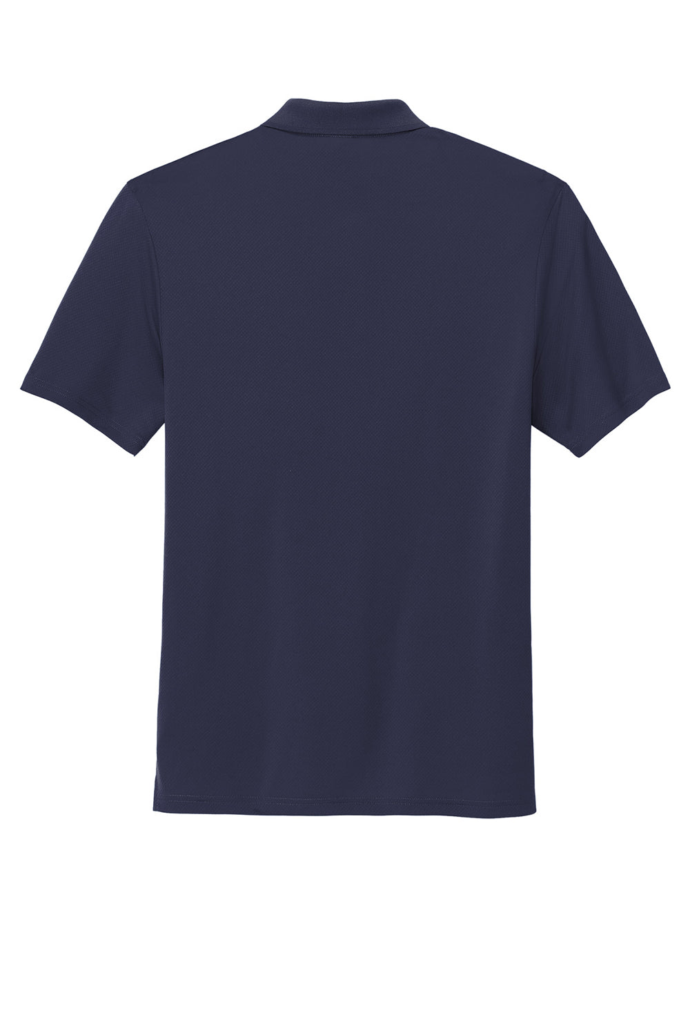 Sport-Tek ST535 Mens Sideline Moisture Wicking Short Sleeve Polo Shirt True Navy Blue Flat Back