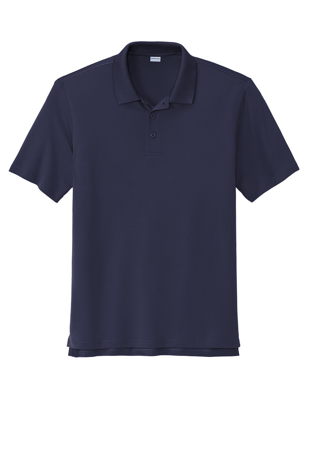 Sport-Tek ST535 Mens Sideline Moisture Wicking Short Sleeve Polo Shirt True Navy Blue Flat Front