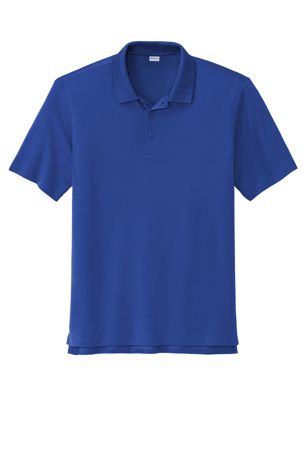 Sport-Tek ST535 Mens Sideline Moisture Wicking Short Sleeve Polo Shirt True Royal Blue Flat Front