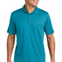 Sport-Tek Mens Competitor Moisture Wicking Short Sleeve Polo Shirt - Atomic Blue