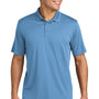 Sport-Tek Mens Competitor Moisture Wicking Short Sleeve Polo Shirt - Carolina Blue