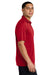 Sport-Tek ST550 Mens Competitor Moisture Wicking Short Sleeve Polo Shirt True Red Model Side