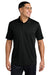 Sport-Tek ST550 Mens Competitor Moisture Wicking Short Sleeve Polo Shirt Black Model Front