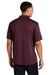 Sport-Tek ST550 Mens Competitor Moisture Wicking Short Sleeve Polo Shirt Maroon Model Back