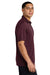 Sport-Tek ST550 Mens Competitor Moisture Wicking Short Sleeve Polo Shirt Maroon Model Side