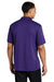 Sport-Tek ST550 Mens Competitor Moisture Wicking Short Sleeve Polo Shirt Purple Model Back